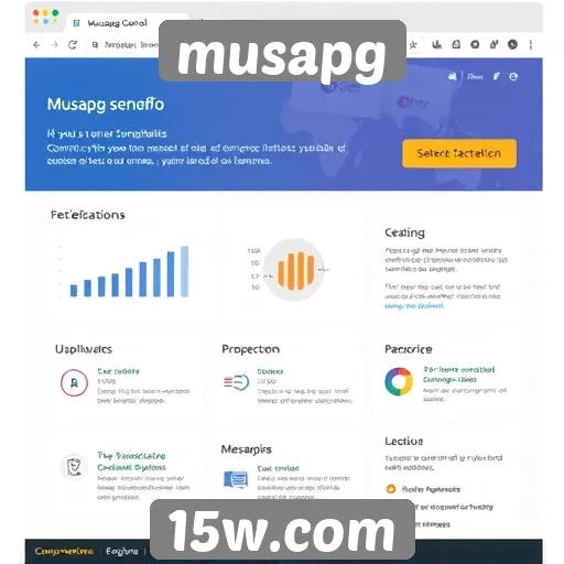 Análise da interface do usuário no site musapg